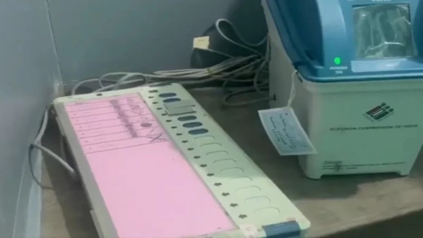 बंगाल चुनाव: EVM पर टेप लगाने का आरोप, भाजपा की पुनर्मतदान की मांग