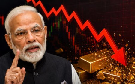 सोने की कीमतों में भारी गिरावट: पीएम मोदी की अपील और वैश्विक तनाव का असर