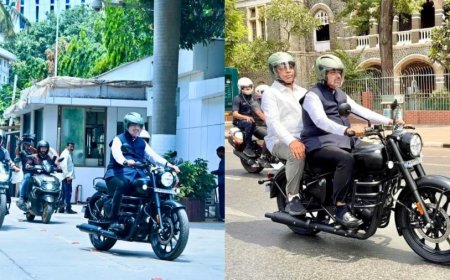 बुलेट पर सवार मुख्यमंत्री: फडणवीस ने सादगी से दिया ईंधन बचत का संदेश, कड़े फैसले लागू