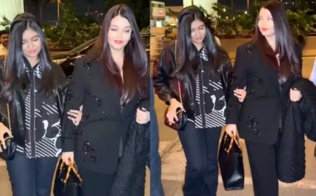 Aishwarya Rai Bachchan Heads To Cannes With Aaradhya, Fans Praise Twinning Look