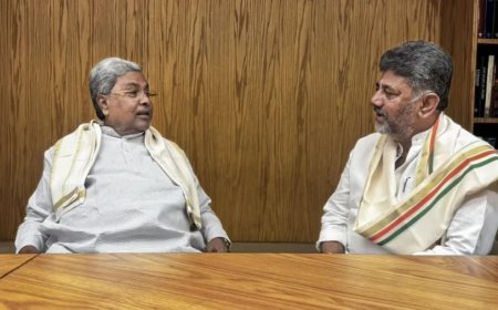 कर्नाटक में नेतृत्व परिवर्तन: सिद्धारमैया गुरुवार को दे सकते हैं इस्तीफा, शिवकुमार की ताजपोशी संभव