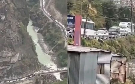 पहाड़ों पर लगा भीषण जाम: मनाली, मसूरी और जोशीमठ में 30 किलोमीटर लंबी कतारें