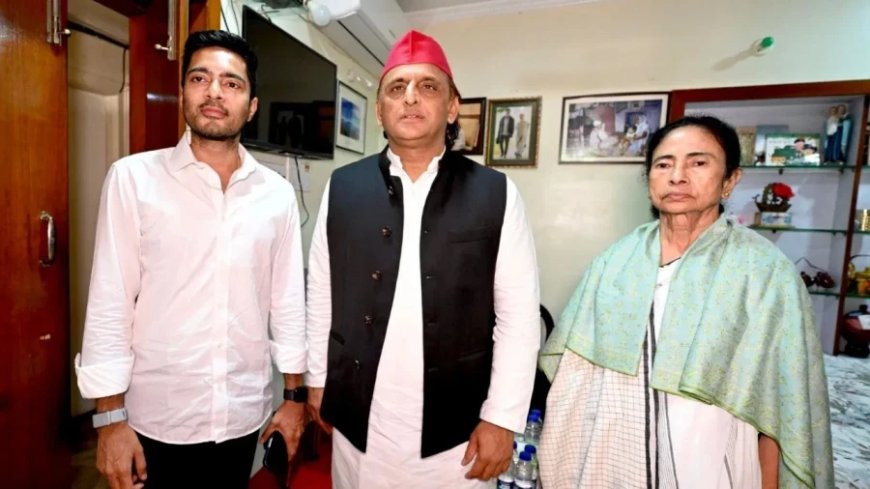 ममता बनर्जी से मिले अखिलेश यादव: 'यूपी में ट्रायल, बंगाल में अमल', बीजेपी पर साधा निशाना