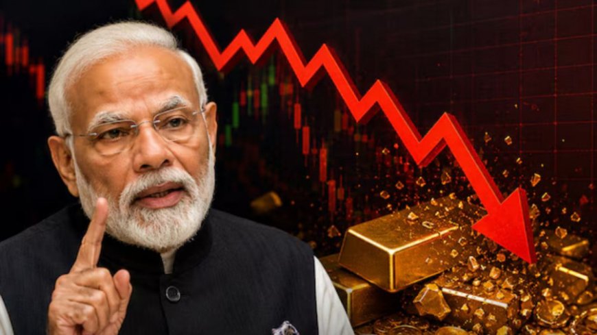 सोने की कीमतों में भारी गिरावट: पीएम मोदी की अपील और वैश्विक तनाव का असर