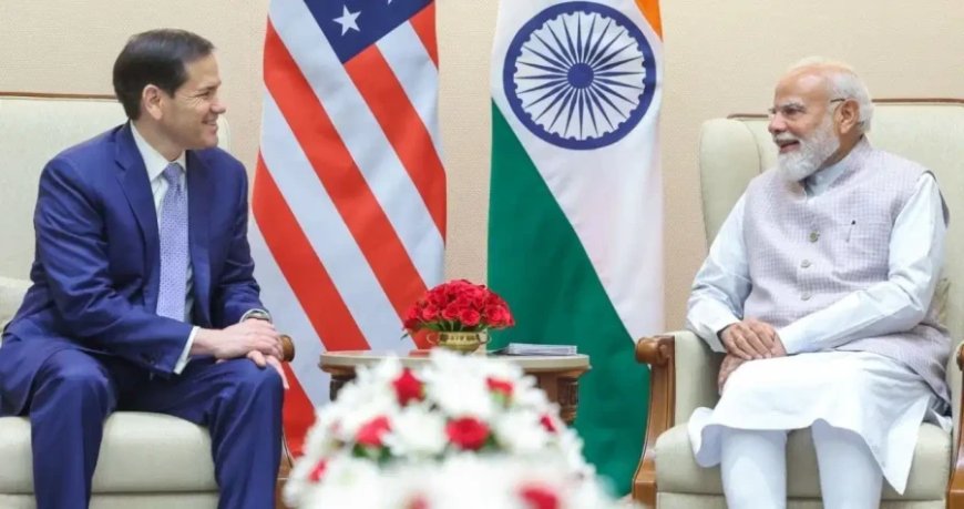 अमेरिकी विदेश मंत्री मार्को रूबियो ने पीएम मोदी से की मुलाकात, व्हाइट हाउस आने का दिया न्योता