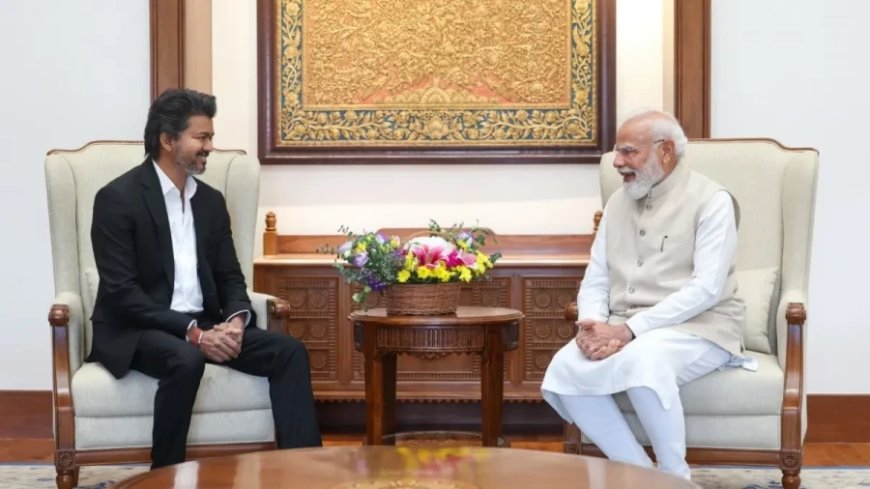 सीएम थलापति विजय ने दिल्ली में पीएम मोदी से की मुलाकात, मेकेदातु मुद्दे पर मांगा समाधान