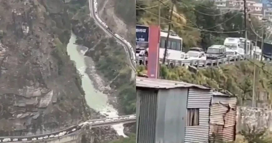 पहाड़ों पर लगा भीषण जाम: मनाली, मसूरी और जोशीमठ में 30 किलोमीटर लंबी कतारें
