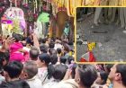 Major Accident Near Banke Bihari Temple In Mathura As Balcony Collapses On Devotees