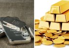 सोना और चांदी की कीमतों में भारी गिरावट: चांदी 4500 रुपये टूटी, सोना 2500 सस्ता