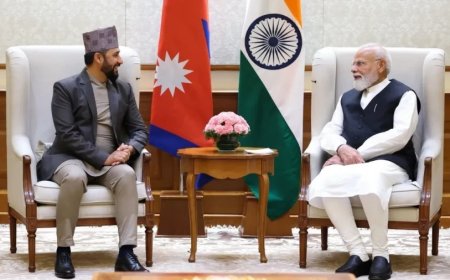 पीएम मोदी ने नेपाल के रबी लामिछाने से की मुलाकात, द्विपक्षीय संबंधों पर हुई चर्चा
