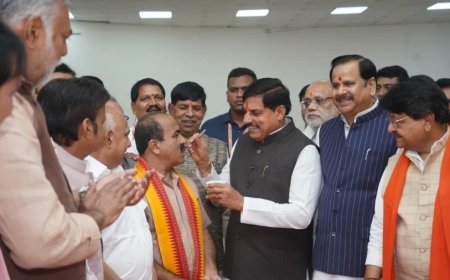 राज्यसभा चुनाव: बीजेपी प्रत्याशी महेश केवट ने भरा नामांकन, सीएम मोहन यादव ने जीत का भरा हुंकार