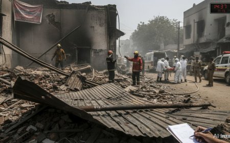 जयपुर में भीषण हादसा: अवैध पटाखा फैक्ट्री में आग से 3 की मौत, 5 झुलसे