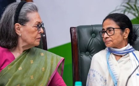 सोनिया गांधी और ममता बनर्जी की मुलाकात: कांग्रेस ने टीएमसी के विलय की खबरों को बताया गलत