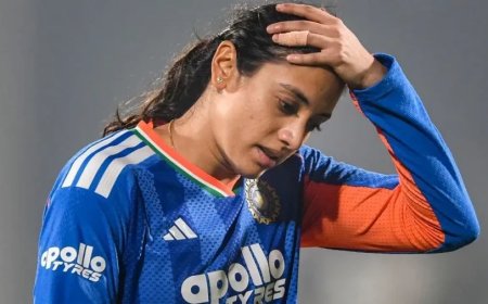 टी20 वर्ल्ड कप 2026 से पहले स्मृति मंधाना की खराब फॉर्म ने बढ़ाई भारत की चिंता