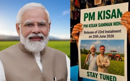 पीएम किसान योजना: 23वीं किस्त की तारीख घोषित, 20 जून को आएंगे 2000 रुपये