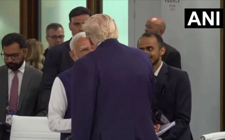 पीएम मोदी और डोनाल्ड ट्रंप की मुलाकात: फ्रांस में G-7 शिखर सम्मेलन के दौरान हुई गर्मजोशी भरी बातचीत
