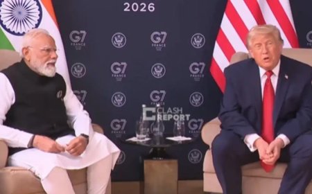 फ्रांस में पीएम मोदी और डोनाल्ड ट्रंप की मुलाकात: अमेरिकी राष्ट्रपति बोले- भारत पर हमला हुआ तो हम साथ खड़े रहेंगे