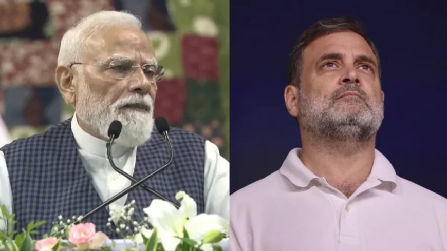 पीएम मोदी का राहुल गांधी पर प्रहार: कहा- निराशावादी लोग भारत को नीचा दिखाना चाहते हैं