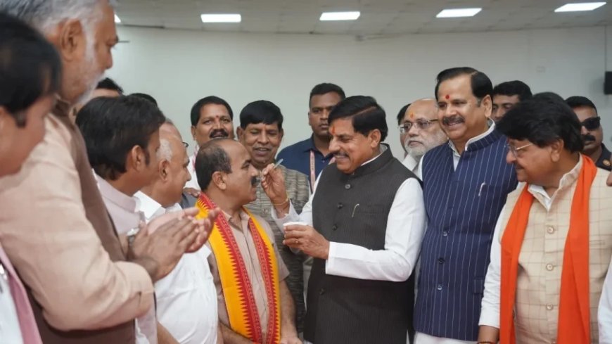 राज्यसभा चुनाव: बीजेपी प्रत्याशी महेश केवट ने भरा नामांकन, सीएम मोहन यादव ने जीत का भरा हुंकार