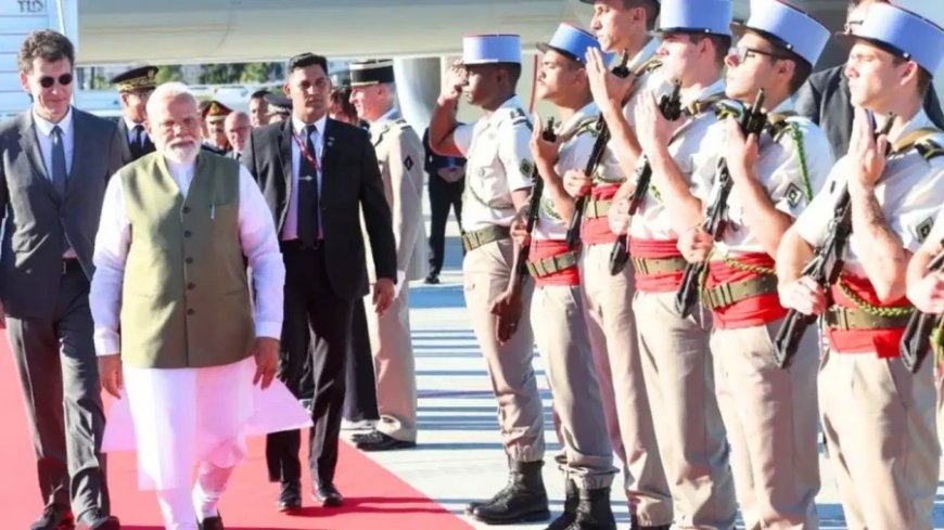 पीएम मोदी फ्रांस पहुंचे: जी7 शिखर सम्मेलन और राष्ट्रपति मैक्रों के साथ द्विपक्षीय वार्ता