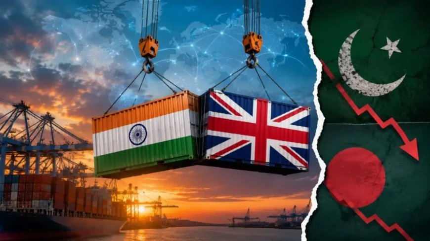भारत ब्रिटेन डील से निर्यात में आएगी तेजी पाकिस्तान और बांग्लादेश को लगेगा झटका