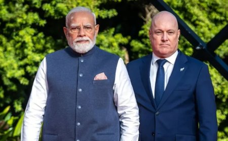 पीएम मोदी और क्रिस्टोफर लक्सन की मुलाकात, न्यूजीलैंड के साथ ऐतिहासिक एफटीए पर चर्चा