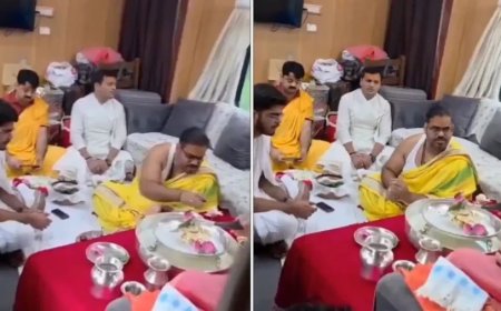 चलती ट्रेन में हवन का वीडियो वायरल होने पर रेलवे ने दी सफाई