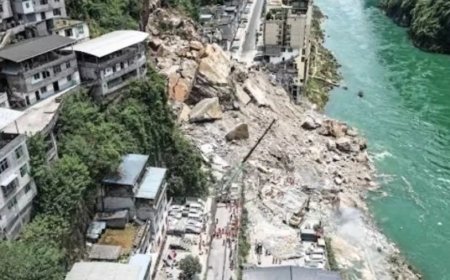 चीन के चोंगकिंग में भूस्खलन से भारी तबाही, 8 की मौत और 34 लापता