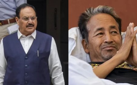 दिल्ली में प्रदर्शन के बीच सरकार की पहल, जेपी नड्डा और जितेंद्र सिंह ने सोनम वांगचुक से की मुलाकात
