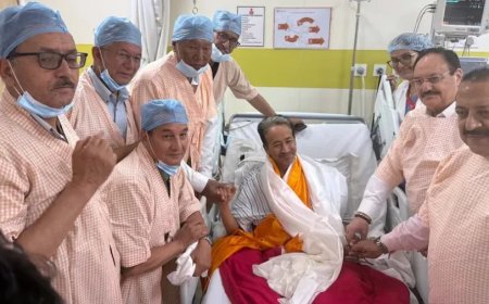 सोनम वांगचुक ने 27वें दिन खत्म किया अनशन जेपी नड्डा ने पिलाया जूस