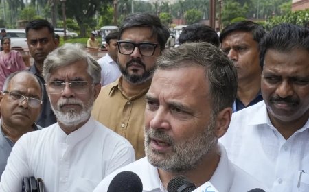 राहुल गांधी की शाम 6 बजे प्रेस कॉन्फ्रेंस, सदन में बोलने से रोकने का लगाया आरोप