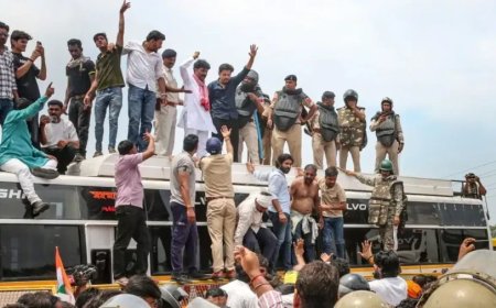 भोपाल में किसान आंदोलन उग्र: मूंग खरीदी की मांग पर बस पलटने की कोशिश, सीएम ने बनाई कमेटी