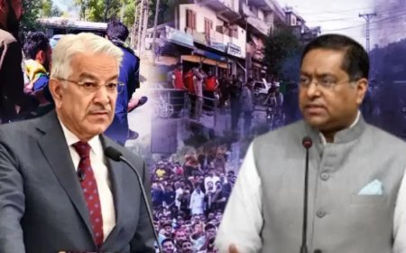 PoK में हिंसा और सियासी घमासान: रक्षा मंत्री ख्वाजा आसिफ ने प्रदर्शनकारियों को बताया भारत का एजेंट