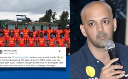 हॉकी वर्ल्ड कप 2026: टीम इंडिया की जर्सी का रंग नीले से भगवा हुआ, छिड़ा विवाद