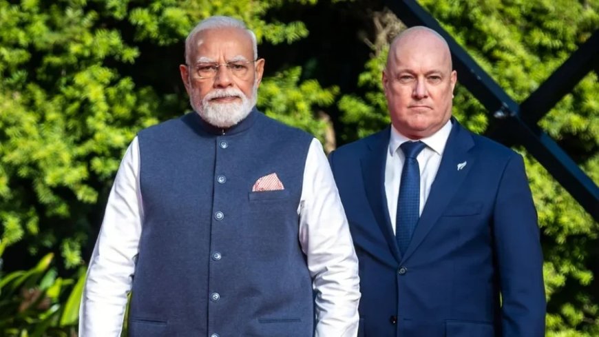 पीएम मोदी और क्रिस्टोफर लक्सन की मुलाकात, न्यूजीलैंड के साथ ऐतिहासिक एफटीए पर चर्चा