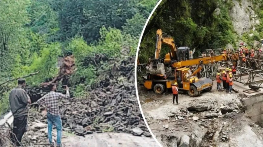 उत्तराखंड में बारिश का कहर: 120 सड़कें बंद, यमुनोत्री हाईवे का 100 मीटर हिस्सा बहा