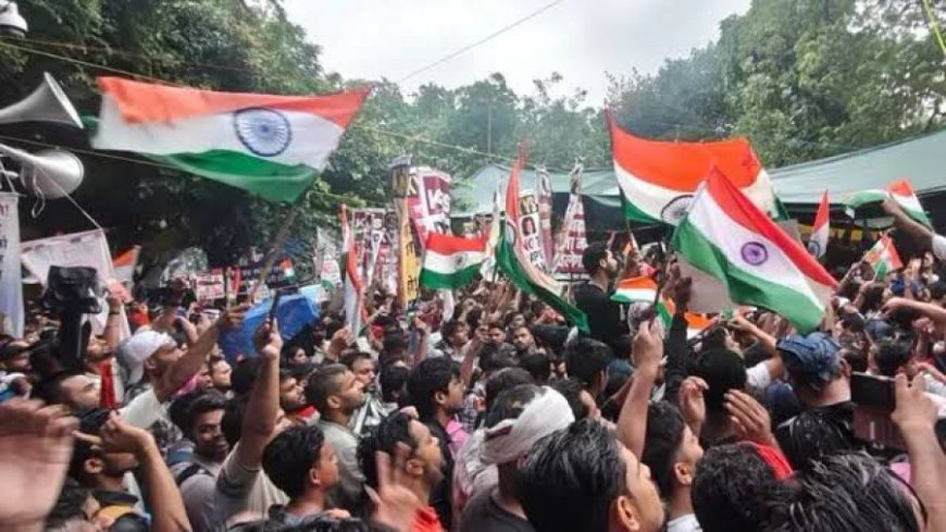 संसद मार्च के दौरान प्रदर्शनकारियों और RAF में झड़प, दिल्ली पुलिस ने अफवाहों को नकारा