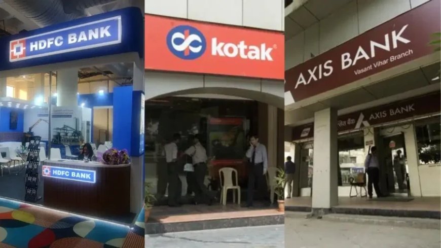 बैंकिंग दिग्गजों पर टूटा बिकवाली का कहर: HDFC, एक्सिस और कोटक के डूबे 1 लाख करोड़
