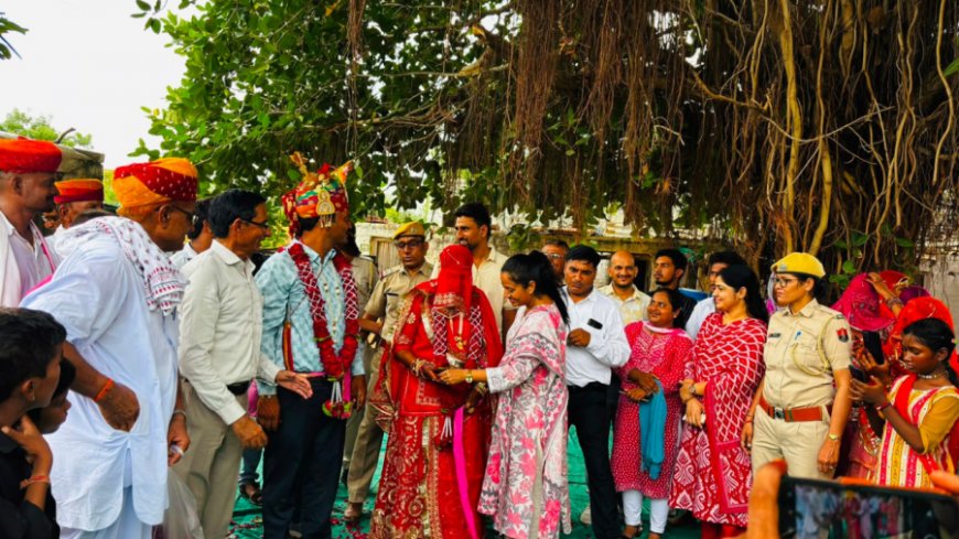 मंडोर ओपन जेल में गूंजी शहनाई: उम्रकैद की सजा काट रहे दो बंदियों ने लिए सात फेरे