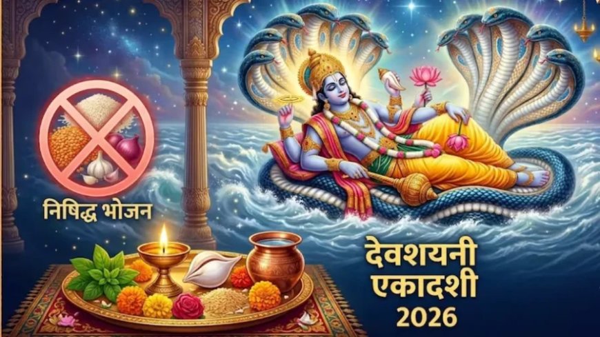देवशयनी एकादशी 2026: जानें 25 या 26 जुलाई में से सही तिथि और वर्जित कार्यों की पूरी सूची