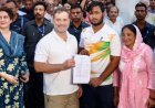 राहुल गांधी का 6 घंटे धरना: पैलेट गन मामले में दिल्ली पुलिस ने दर्ज की FIR, छात्र साहिल को मिलेगा न्याय