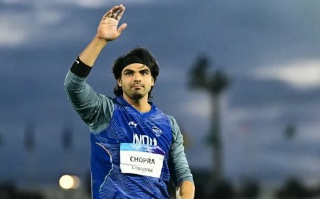 नीरज चोपड़ा ने कॉमनवेल्थ गेम्स 2026 में जीता सिल्वर मेडल, यश वीर सिंह की तारीफ की