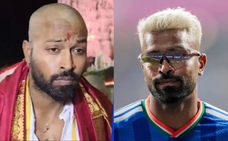 हार्दिक पंड्या ने क्यों मुंडवाया सिर? गर्लफ्रेंड माहिका शर्मा के साथ तिरुमला मंदिर में आए नजर