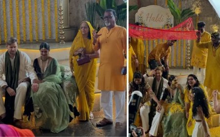 जेनिफर विंगेट की हल्दी सेरेमनी की तस्वीरें आई सामने, देसी लुक में दिखे विदेशी दूल्हे राजा विलियम