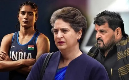 बृजभूषण शरण सिंह बरी: विनेश फोगाट और प्रियंका गांधी ने सरकार को घेरा