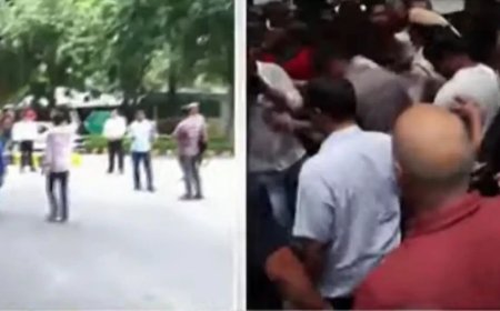 अरविंद केजरीवाल को पीएम आवास जाने से रोका गया, ई-20 पेट्रोल पर प्रदर्शन