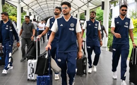 शुभमन गिल की कप्तानी में श्रीलंका पहुंची टीम इंडिया, 7 अगस्त से शुरू होगा इम्तिहान