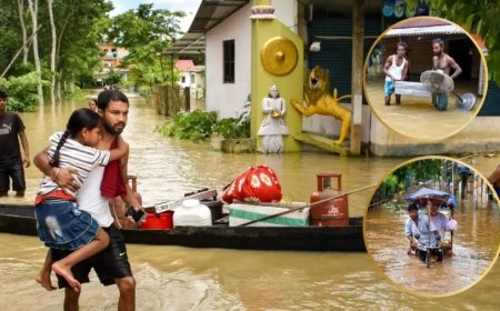 भारत में बाढ़ का कहर: असम में 87 और केरल में 25 की मौत, ओडिशा के 22 जिलों में 8 लाख से अधिक प्रभावित