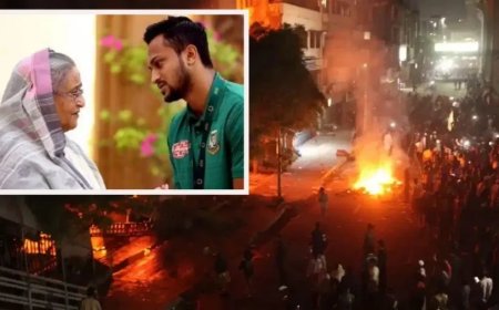 शेख हसीना के भाषण के बाद शाकिब अल हसन के घर पर पेट्रोल बम से हमला
