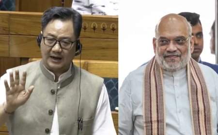 अमित शाह जब जवाब देंगे तो आप सुन नहीं पाएंगे, विपक्षी दलों पर बरसे किरेन रिजिजू